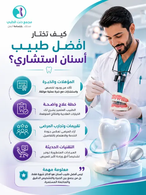 حجز موعد مع طبيب أسنان استشاري