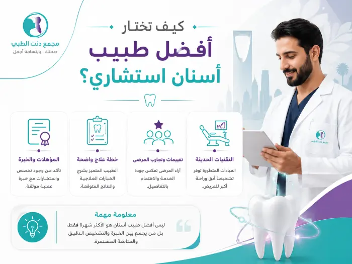 كيف تختار أفضل طبيب أسنان استشاري في الرياض