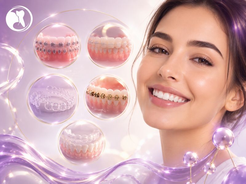 أنواع تقويم الأسنان بالصور واسعارها